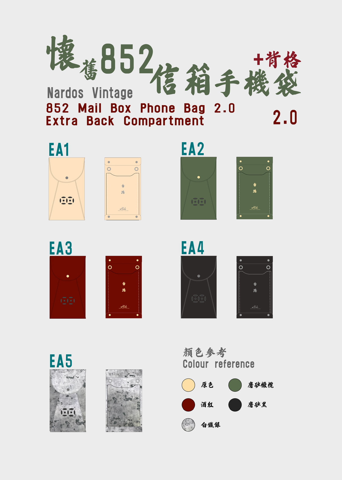 Old Mail box 信箱手機袋2.0 單色+背格